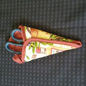 Oil and Olive, scissors, holder, kitchen, butterfly, gift, handmade, rust